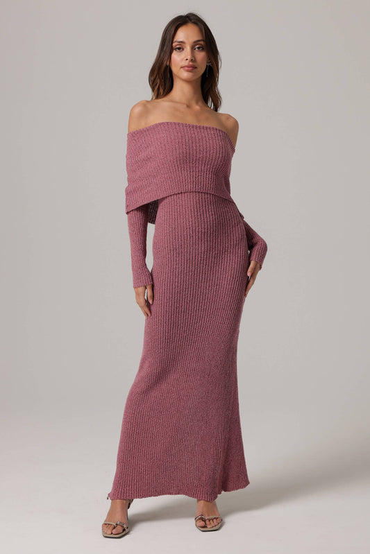 Line and Dot LENORA OFF SHOULDER DRESS