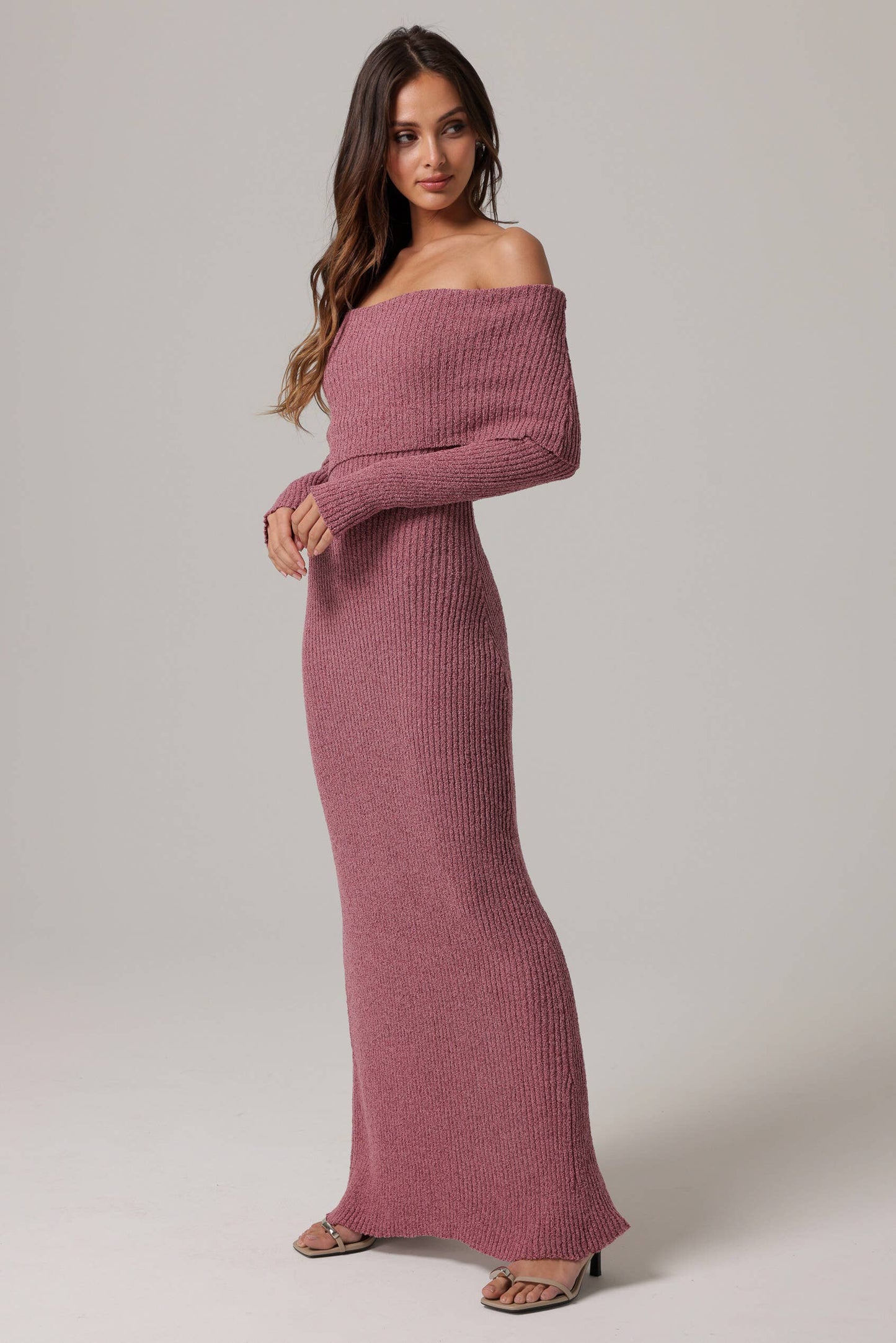 Line and Dot LENORA OFF SHOULDER DRESS