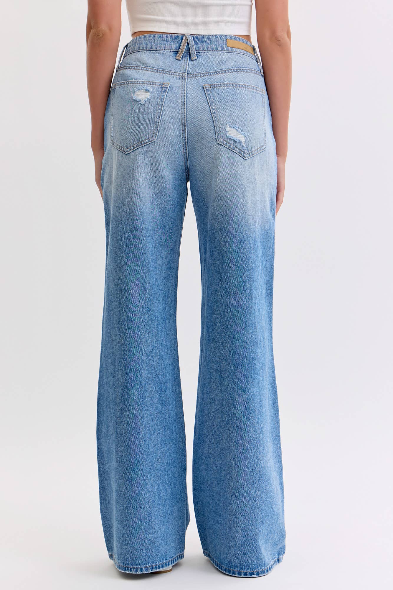 High Rise Wide Leg Cello Jeans.